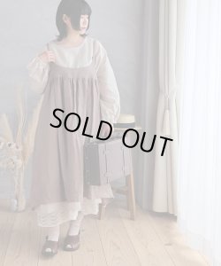 画像4: ポイント10倍【armoire*】２way リネン　キャミソールワンピース/ジャンパースカート