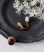 画像11: 【malle la brocante】14kgf宝石質ガーネットとヴィンテージパールのオーバルピアスOR真鍮イヤークリップ/1月誕生石 (11)