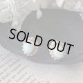 【malle la brocante】5月誕生石/ビルマ翡翠とヴィンテージパールのオーバルピアス/痛みにくいイヤリング