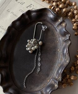 画像7: 【malle la brocante】ステンレス製　淡水パールとヴィンテージパールのつぶつぶイヤーカフ（片耳用）/金属アレルギー対応