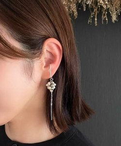 画像11: 【malle la brocante】ステンレス製　淡水パールとヴィンテージパールのつぶつぶイヤーカフ（片耳用）/金属アレルギー対応