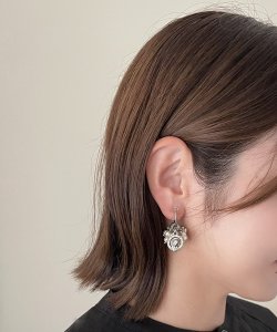 画像27: 【malle la brocante】天然石とヴィンテージメダイの着せ替えフープピアス/イヤリング/金属アレルギー対応