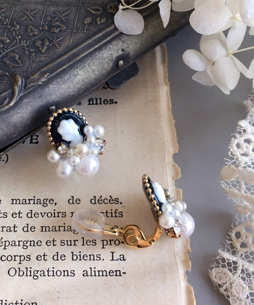 カメヲ ピアス 14kgf ハンドメイド カメヲ ピアス 14kgf ハンドメイド カメオピアス 090P | MOFUMOFU3