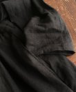 画像7: 【armoire*】リネン１００％　羽織りワンピース／black