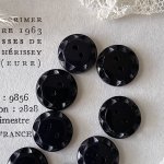 画像: 【11.5mm】デッドストックフランス製プラスチック製ヴィンテージボタン