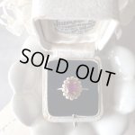 画像: 【malle la brocante】7月誕生石/宝石質ルビーとヴィンテージパールのオーバルリング/金属アレルギー対応