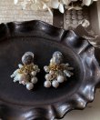 画像13: 【malle la brocante】天然石とヴィンテージパールのタッセルピアスOR真鍮痛みにくいイヤリング