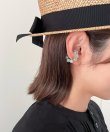 画像21: 【malle la brocante】2種の天然石とヴィンテージビーズのイヤーカフ（片耳用・1本売り）