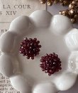 画像33: 【malle la brocante】古いビーズと天然石のつぶつぶフラワーピアスOR真鍮痛みにくいイヤリング