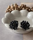 画像3: 【malle la brocante】古いビーズと天然石のつぶつぶフラワーピアスOR真鍮痛みにくいイヤリング