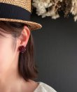 画像14: 【malle la brocante】古いビーズと天然石のつぶつぶフラワーピアスOR真鍮痛みにくいイヤリング