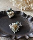 画像9: 【malle la brocante】天然石とヴィンテージパールのタッセルピアスOR真鍮痛みにくいイヤリング