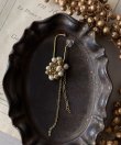 画像2: 【malle la brocante】ステンレス製　淡水パールとヴィンテージパールのつぶつぶイヤーカフ（片耳用）/金属アレルギー対応