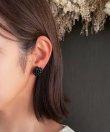 画像4: 【malle la brocante】古いビーズと天然石のつぶつぶフラワーピアスOR真鍮痛みにくいイヤリング