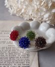 画像16: 【malle la brocante】サージカルステンレス　ヴィンテージビーズのつぶつぶフラワーリング/金属アレルギー対応