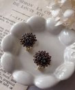 画像19: 【malle la brocante】ヴィンテージビーズのつぶつぶフラワーピアスOR真鍮痛みにくいイヤリング