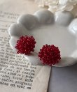 画像12: 【malle la brocante】ヴィンテージビーズのつぶつぶフラワーピアスOR真鍮痛みにくいイヤリング