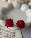 画像11: 【malle la brocante】ヴィンテージビーズのつぶつぶフラワーピアスOR真鍮痛みにくいイヤリング