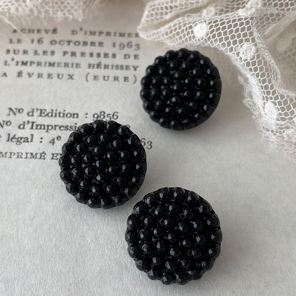 画像1: 【18mm】デッドストック　ヴィンテージシャネル(CHANEL)ボタン　dot