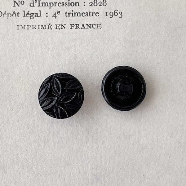 画像3: 【13mm】1950〜1960年代デッドストックヴィンテージシャネル(CHANEL)ボタン　feuille